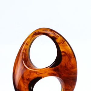 Écharpe en résine de couleurs assorties avec boucle de ceinture, fermoir de foulard pour t-shirt en soie, chemisier, sac spécial, pendentifs, breloques - Product Image 2