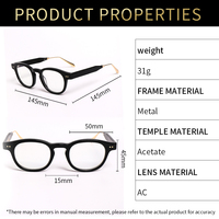 Lunettes de vue carrées de luxe Lmamba 2514F, monture en acétate de haute qualité, logo personnalisé, pour hommes et femmes.