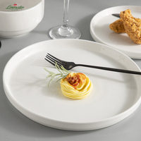 Assiettes et bols en céramique blanche unie en gros pour restaurants, hôtels, mariages – Vaisselle en porcelaine pour dîner, salade, dessert, steak