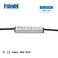 Alimentation LED AC-DC Classe 2 12V 36W PF>0.95 Étanche IP65/IP67 Certifiée cUL/CE pour Bande LED, Armoire, Signalétique, Aménagement Paysager Extérieur