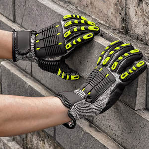 Guantes antiimpacto TPR Guantes resistentes a cortes recubiertos de arena de nitrilo Guantes de seguridad en el trabajo en stock Venta caliente - Product Image 6