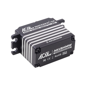 AGFRC A81BHMW Motor sin Escobillas Impermeable IP67 de 0.085s con Engranajes de Acero de Alto Torque de 45kg para Autos y Barcos RC 1/8 - Product Image 3