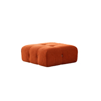 Canapé Modulaire Artistique de Luxe Moderne, Forme Irrégulière, Coussin Amovible, Accoudoir, Emballage Sous Vide, Vente en Gros Usine