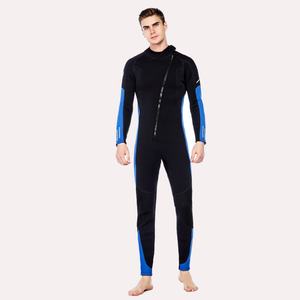 Nuevo Traje de Neopreno de 3mm para Hombre, Traje de Neopreno de una Pieza para Surf, Traje de Neopreno de Manga Larga para <span class=keywords><strong>Mujer</strong></span>, Traje de Baño de Invierno para Snorkel a Prueba de Frío - Product Image 2
