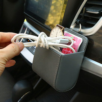 Boîte de rangement suspendue en cuir PU de haute qualité, sac de rangement pour voiture, accessoires de voiture