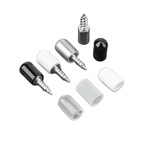 Supports de fixation pour étagères de meubles GQK, plaqués nickel, connecteurs et quincaillerie - Product Image 3