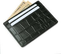 Dompet Kartu Kredit Kulit Asli Motif Croco Dile Harga Pabrik