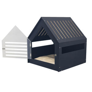 Maßgefertigtes Modernes Holz-Hundebett für Kleine Hunde Welpenhaus für Innenbereich Niedliche Hundekäfige Katzenmöbel Haustierkäfige Katzenhaus - Product Image 1