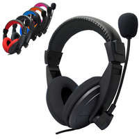 750 double prise 3.5mm filaire qualité sonore optimale casque de jeu PC sur l'oreille écouteur stéréo avec micro pour la musique et les jeux