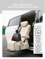 Asiento de Coche Giratorio y con Elevación Vertical Programable de Cuero de Lujo (Capacidad de Carga/Elevación de 150 kg) Diseñado para Personas con Discapacidad