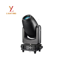 Projecteur LED mobile 300W RGBWAUV avec zoom, Gobo, Prisme, Faisceau, Contrôle DMX512 pour Scène, Discothèque et Événements