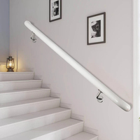 Main courante en bois de hêtre européen au Design moderne pour escalier carré en bois