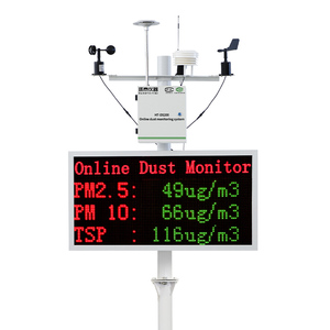 Système de surveillance en nuage Dust Online Monitor pour la surveillance environnementale des paramètres de température, d'humidité, de bruit, de vent et d'atmosphère - Product Image 2