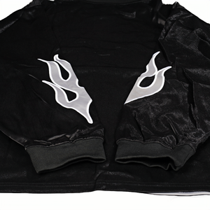 เสื้อเจอร์ซีย์แขนยาวผู้ชาย คอวี แฟชั่นกีฬา พิมพ์ลายแบบซับลิเมชั่น ผลิตจากโพลีเอสเตอร์ 100% รับสั่งทำ - Product Image 3