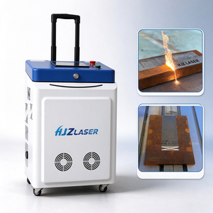 Machine de nettoyage au laser portable Pulse Laser pour l'élimination de la rouille sur le métal, le <span class=keywords><strong>bois</strong></span> et les voitures, refroidie par air - Product Image 1