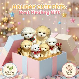 Wholesale Custom Simulated TPR <b>Teddy</b> Dog New Arrival Premium <b>Puppy</b> Squishy Stress Relief Fidget Toy For Kids Party Favors Gift - Product Image 3