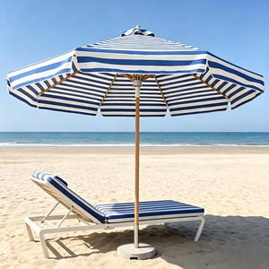 Best Price Large Outdoor Commercial Aluminum <b>Windproof</b> Durable Folding Arm Retractable Patio <b>Umbrella</b> for Hotels Restaurants - Product Image 1