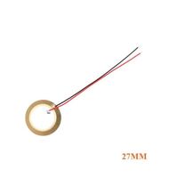 Capteur piézoélectrique de sondeur de plaque de gaufrette en céramique 12MM/15MM/18MM/20MM/27MM/35MM/50MM pour le fil de haut-parleur de sonnerie