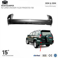 Accessoires Extérieurs de Voiture, Kits de Carrosserie de Haute Qualité, Ensemble de Pare-chocs Arrière pour Toyota Land Cruiser Prado FJ120 '03-'08