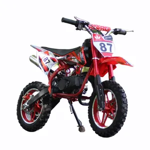 Benzina 49cc Pocket Bike Pit Bike 2 tempi moto da cross raffreddate ad aria per bambini