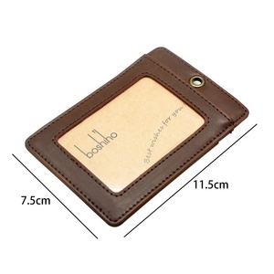 China Office Customized logo ID Badge <b>Card</b> <b>Holder</b> with Long Neck Strap Band Lanyard for Engraving ID Badge Name <b>Card</b> <b>Holder</b> - Product Image 3