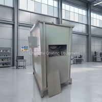 Cabine de peinture en poudre à haute efficacité avec récupération de filtre pour opération manuelle, cabine de pulvérisation industrielle à jet pulsé, certification CE