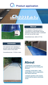 Cubierta para Piscina de PC de Alta Calidad Water Crown, Resistente a los Rayos UV, Impermeable, Duradera, Antideslizante, Fácil de Instalar, para Piscinas Exteriores, Personalizada - Product Image 5