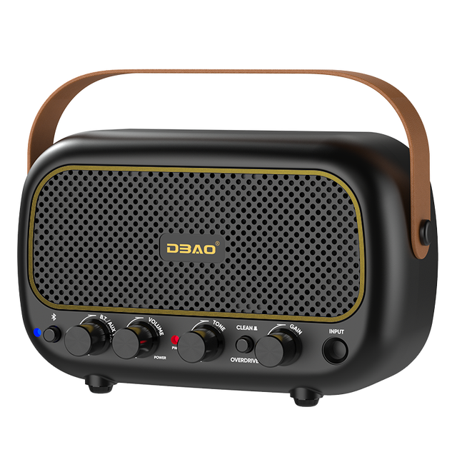 Mini Rechargeable  Guitar Amplifier Portable Sound Boost for Electric Guitars
