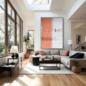 Cuadro Decorativo Acrílico Grande, Vertical, Abstracto, Minimalista, Creativo, Hecho a Mano, Arte Contemporáneo en Lienzo 3D, Regalo - Product Image 1