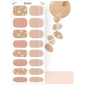 สติ๊กเกอร์ติดเล็บยูวีเจลยูรีเทนแบบมีกาวในตัวลายดอกไม้สำหรับเล็บ - Product Image 2
