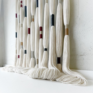 พรมผนังศิลปะ macrame ตกแต่งบ้านตกแต่งผนังสำหรับบ้านห้องนั่งเล่นห้องนอนปรับแต่งได้ตามต้องการ - Product Image 4