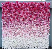 Mur de fleurs artificielles faites à la main en gros, décorations murales de fleurs artificielles dignes d'Instagram, pour la fête des Mères