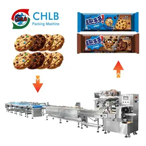 Full Automatic Mooncake/Mochi/Rice Cake Plastic Bag Packing Food Packaging Line