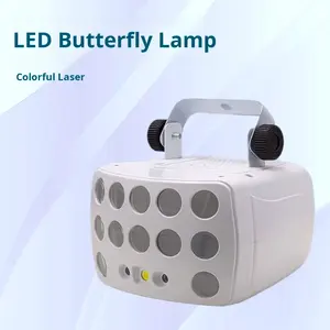 Barra de luz LED de mariposa 3 en 1, luz láser de discoteca de ambiente RGBW para KTV, habitación privada, haz de Flash de aluminio, modo de Control DMX512 - Product Image 2