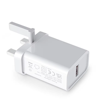 Chargeur Mural de Voyage USB Simple 15W, Adaptateur Secteur Universel 5V 3A (Prises UK, EU, US, JP) avec Coque PC ABS pour Téléphone Portable et Tablette - Vente en Gros