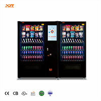 Máquina Expendedora Inteligente Comercial XY de Gran Capacidad, 24 Horas, para Snacks y Bebidas