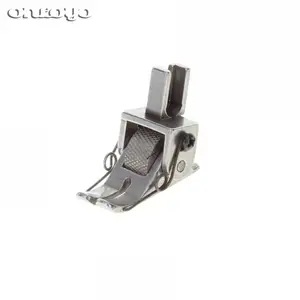 Single Industrial Sewing Machine Spare Parts Flat Seam Machine Roller Presser Foot For Thin And Heavy Fabric Metal Without Teeth