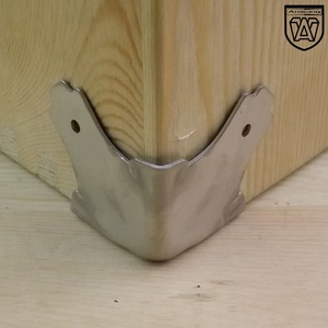 Protectores de Esquinas de Acero Inoxidable Anwang para Cajas de Madera, Soportes de Hardware en Forma de L para Ángulos Rectos - Product Image 3