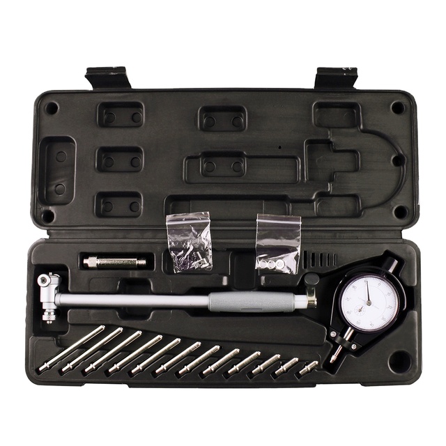 50-160mm High Accuracy Dial Bore Gauge Hole Diameter Measuring Gauge Inside Diameter Scale Cylinder Volume Meter Dial Indicator