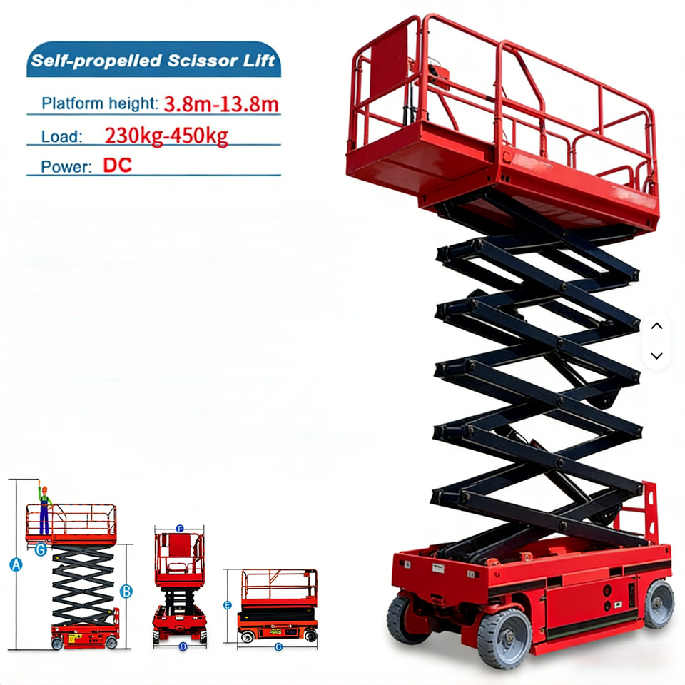 Fully Automatic Electric Hydraulic Scissor Lift Platform for Aerial ...