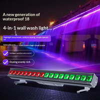 Barre de lumière LED DJ 18x20W IP66 Pro, étanche pour l'extérieur, lumières mobiles pour discothèque, effets clignotants pour concerts, éclairage de scène