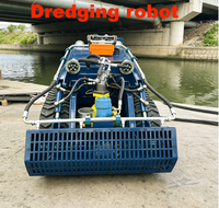 Robot de dragage intelligent sous-marin télécommandé pour le nettoyage des boues d'évacuation des lacs