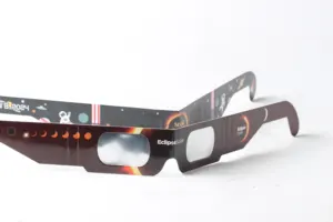 2023 Total Solar Eclipse Fireworks Light Separation Paper 3D Eclipse Glasses