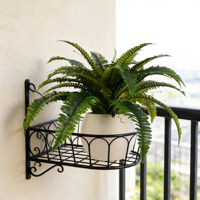 Plantes en pot artificielles miniatures faites à la main en forme d'herbe persane, style bohème, en plastique imperméable, résistant aux UV, écologiques, pour Noël