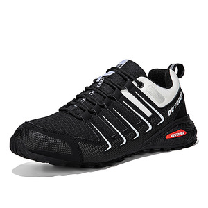 Chaussures de randonnée pour hommes, tige en mesh synthétique, semelle extérieure en caoutchouc, semelle intermédiaire en EVA, respirantes, bout rond, pour l'extérieur, toutes saisons - Product Image 3