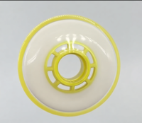 Roues de remplacement pour patins à roulettes de hockey en PU résistant à l'usure, à rebond élevé, monocouche ou double couche, 59 mm, couleur personnalisée SHR76A 80A