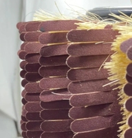 Anhui Brosse à rouleau de polissage en sisal Brosse à tambour abrasif Brosses à papier abrasif en sisal pour meubles en bois