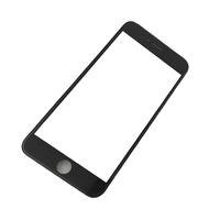 Pièces de téléphone en gros d'usine verre avec oca pour iphone verre avant avec cadre