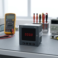 EASTSONG ES96-U Medidor de Voltaje de CA Monofásico de Panel 96mm LED 220V 380V 1000V Clase 0.5 RS485 Half-Duplex Modbus RTU IP65 85-265V
