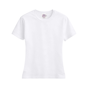 เสื้อยืดเปล่าสีขาวโพลีเอสเตอร์สำหรับงานซับลิเมชั่น DIY แบบกำหนดเอง  สำหรับเด็ก ผู้หญิง ผู้ชาย แขนสั้น คอกลม สำหรับงานพิมพ์ลายด้วยความร้อน - Product Image 3